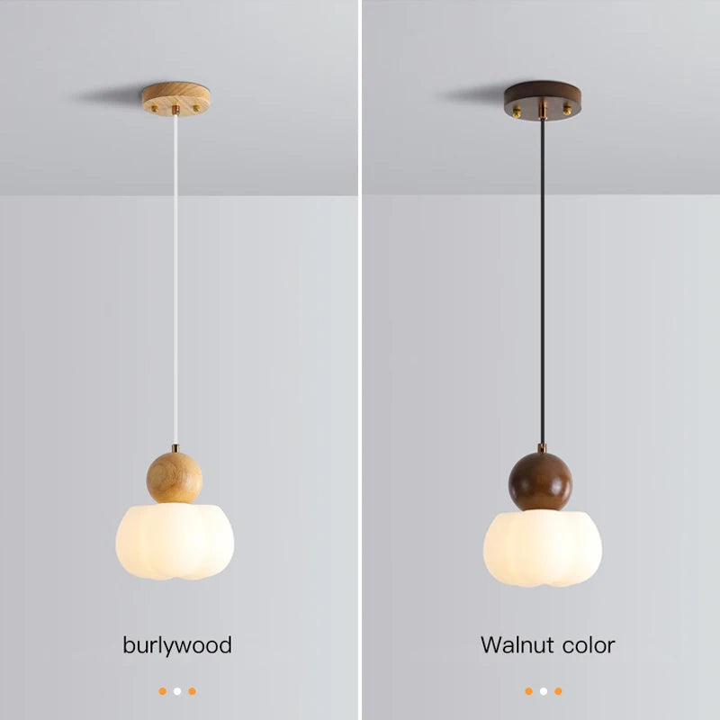 suspension nordique en bois massif pour décoration intérieure