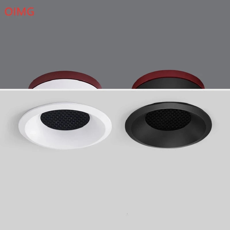 style downlight ultra mince led anti-éblouissement avec lecteur led