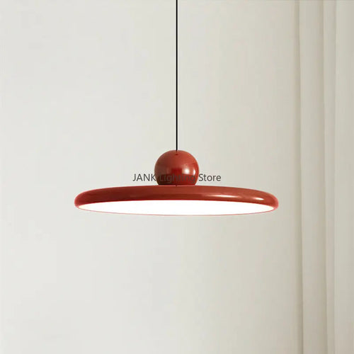 Rétro médiéval Bauhaus soucoupe volante suspension Restaurant salon étude lustre créatif LED lampe de décoration intérieure