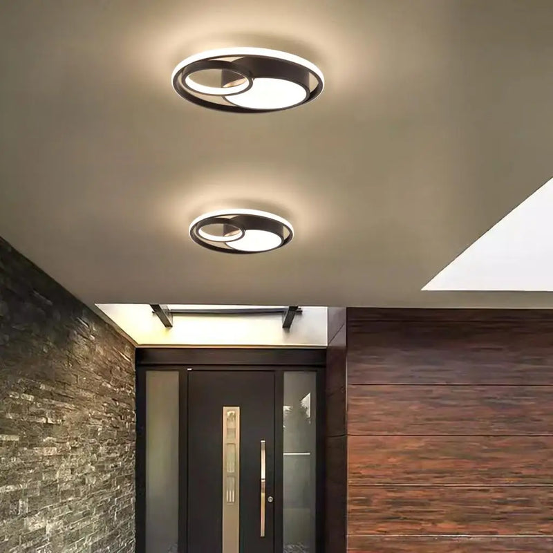 Plafonnier led moderne 3 couleurs maison
