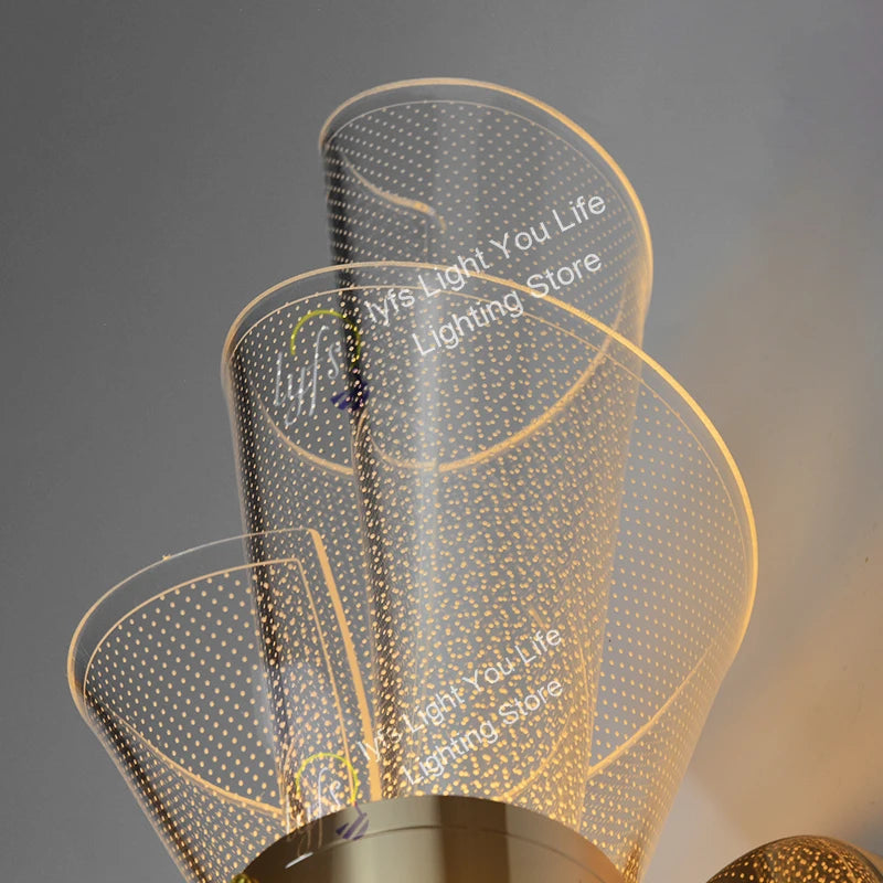Applique murale LED nordique luxe