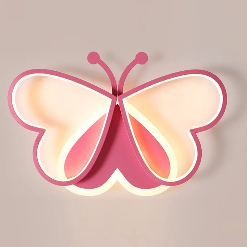 lustre led winfordo avec lampe papillon réglable pour enfants