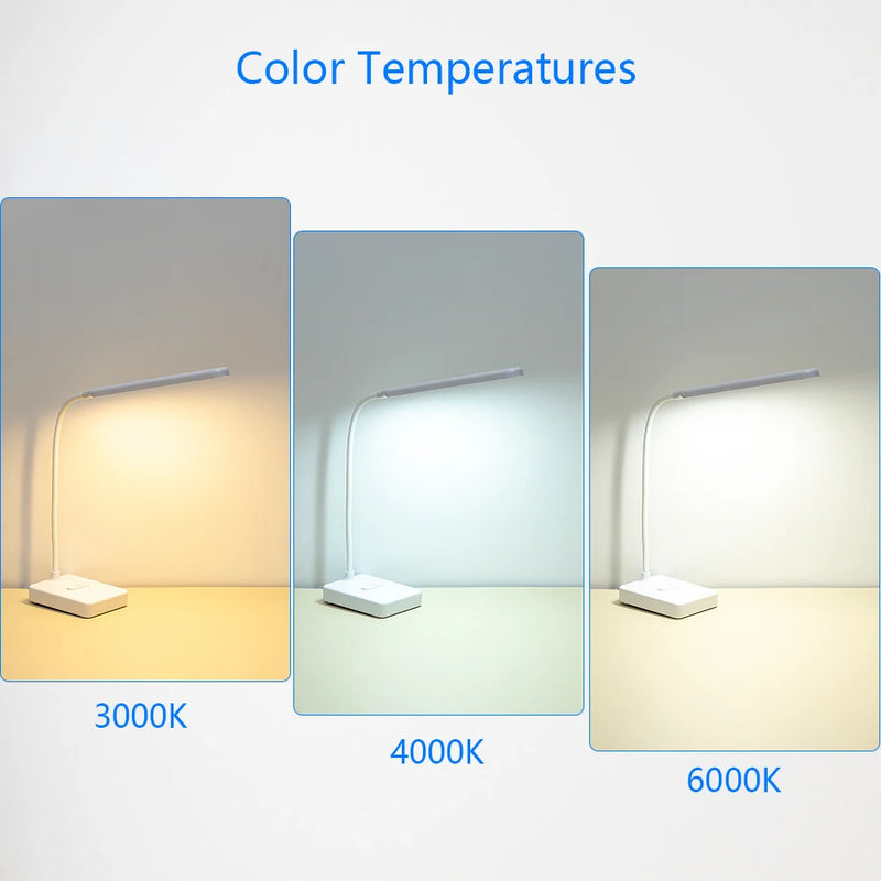 lampe de bureau led tactile usb avec protection des yeux