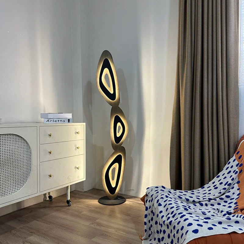 lampadaire led moderne design créatif art luminaires