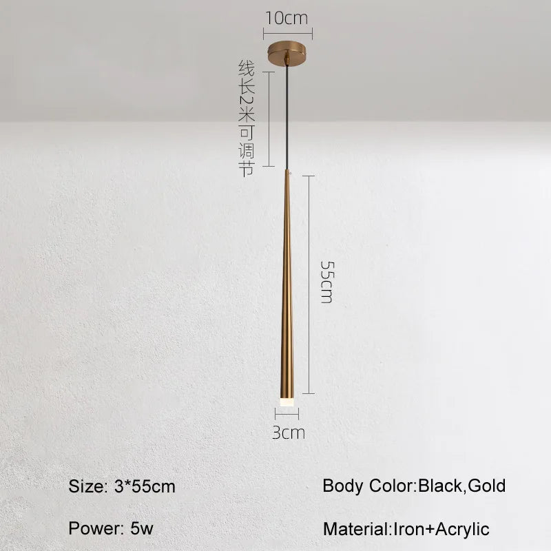 lampes suspendues led design nordique moderne décoratives