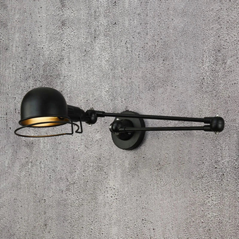 Nordique rétro réglable Joint Long bras applique créative intérieur chambre chevet бра décor à la maison fer applique murale moderne luminaria