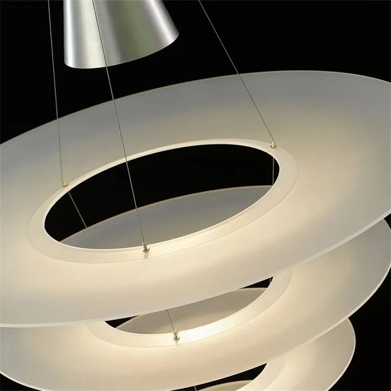 suspension enigma design ovni lévitation éclairage art décoration
