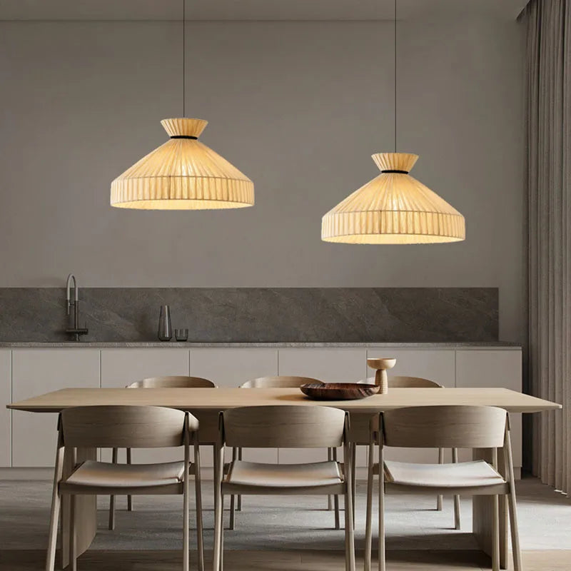 lustre nordique minimaliste creamstyle led suspendu