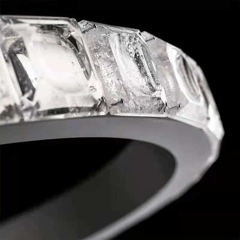 lustre de luxe en cristal pour hôtel et villa