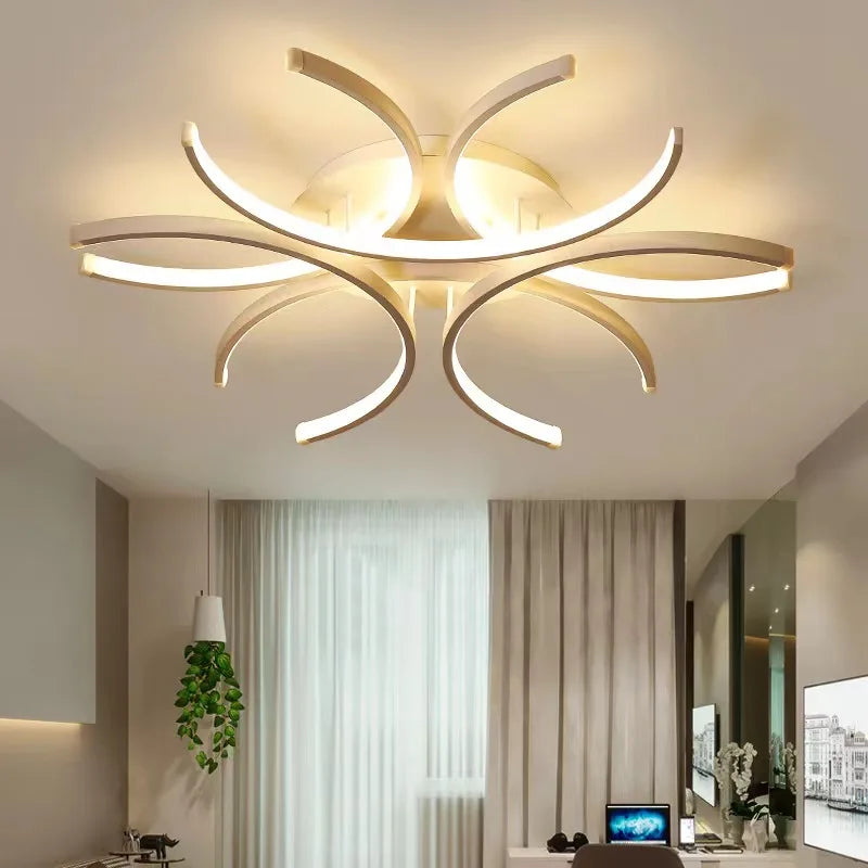 Lustre LED Moderne Nordique Loft Salon Cuisine