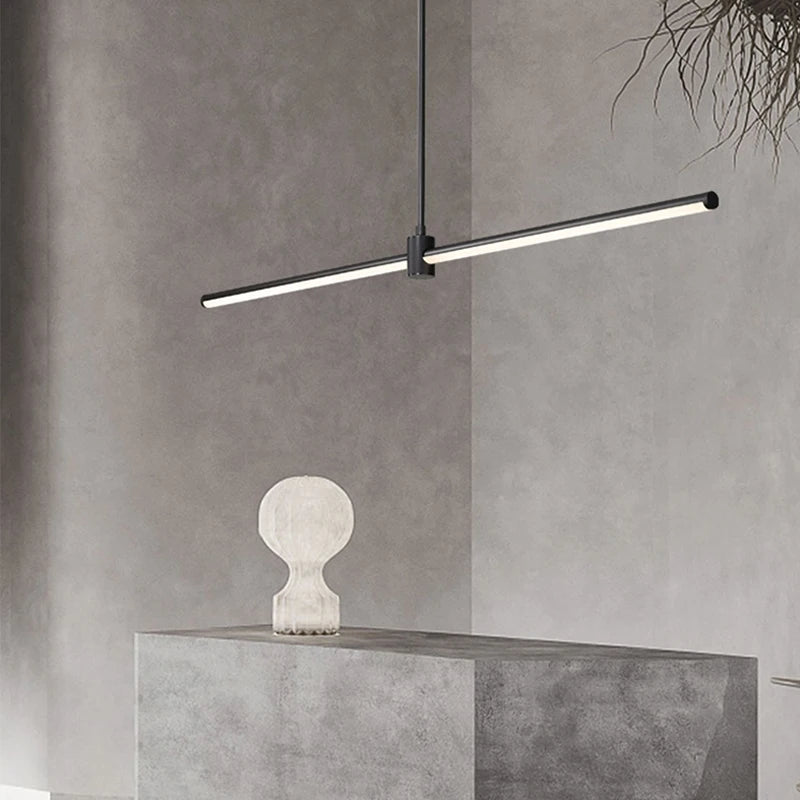 Suspension led minimaliste design nordique en forme d'arbre