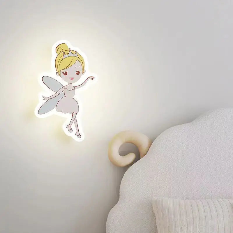 Applique murale led moderne dessin animé pour chambre d'enfant
