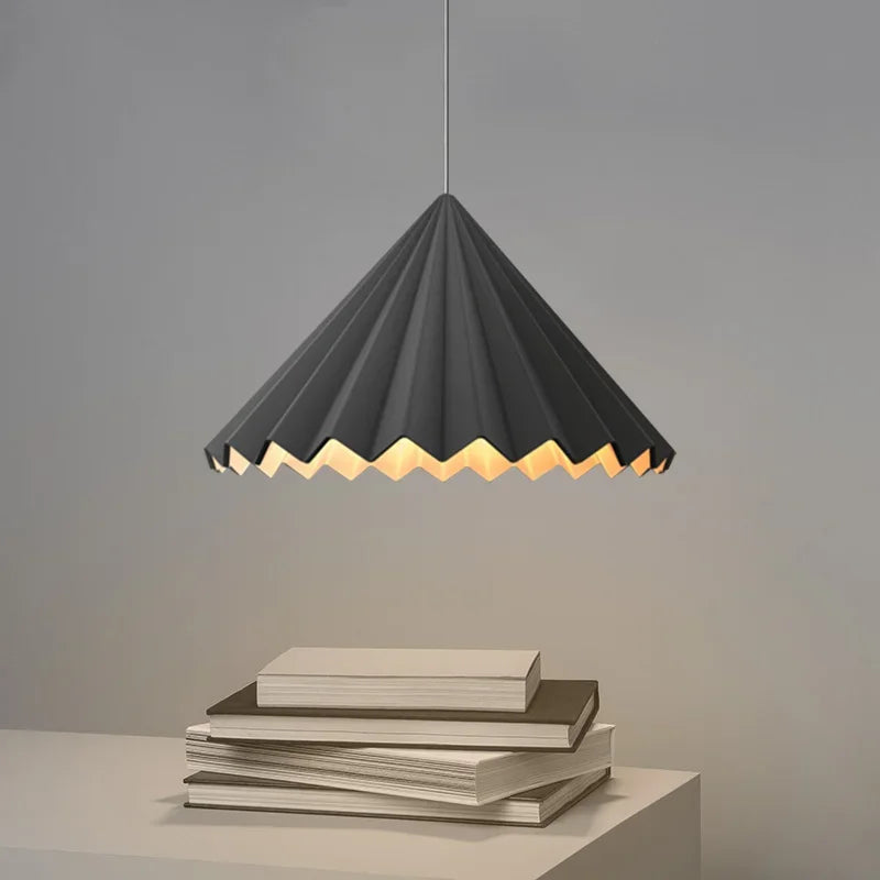 suspension Nordique résine parapluie Led lumière Design minimaliste salle à manger cuisine éclairage décor à la maison chambre