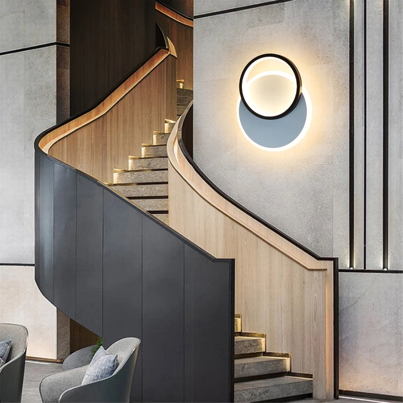 lampe led moderne applique nordique décor intérieur chevet allée salon