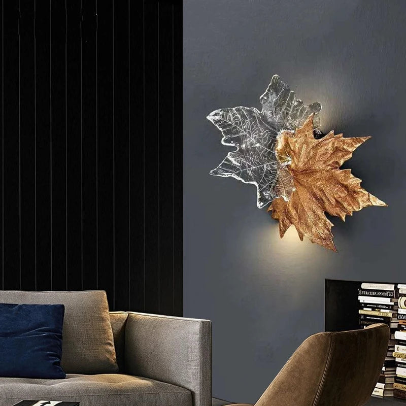 Applique murale Led moderne et Simple en cuivre