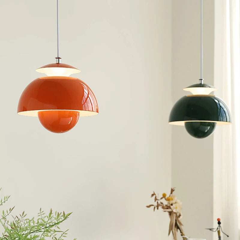 lampe suspendue led moderne en métal réglable