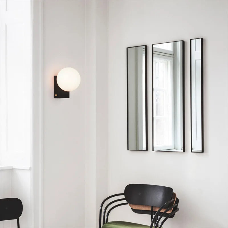 applique murale minimaliste en métal pour allée et salon