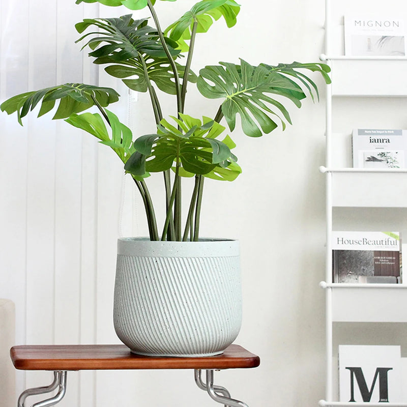 moule en silicone pour pot de fleurs en béton design européen