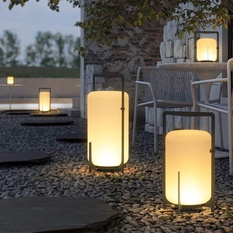lumières solaires étanches pour jardin extérieur et terrasse de villa