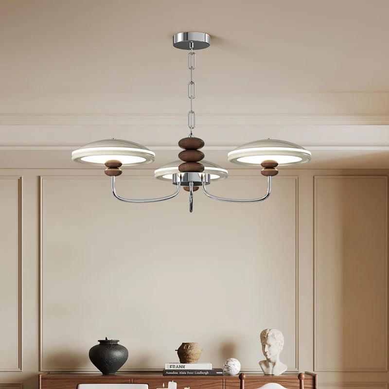 lustre rétro haut de gamme en coque d'oeuf américain style médiéval