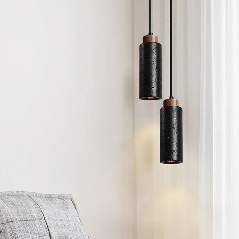 Suspension cylindrique led minimaliste nordique
