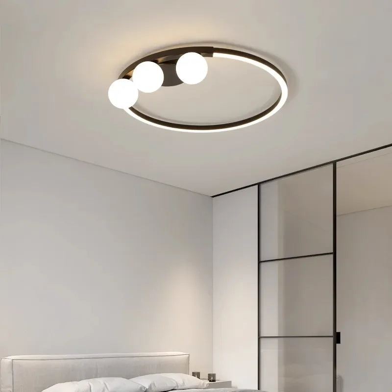 plafonnier led minimaliste moderne lustres éclairage luminaire