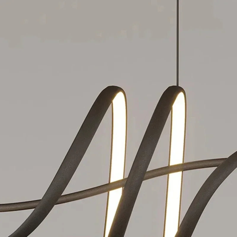 lustre moderne simple striptips pour intérieur luminaire