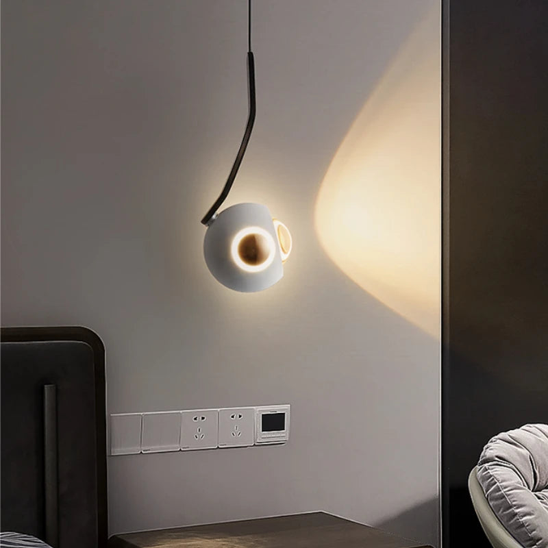 tête de lit rotative en aluminium pour éclairage commercial et décoration