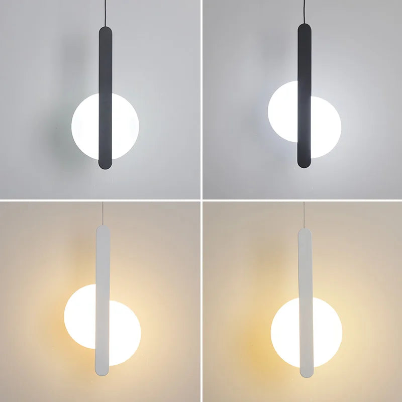 lampe suspension scandinave moderne led long câble