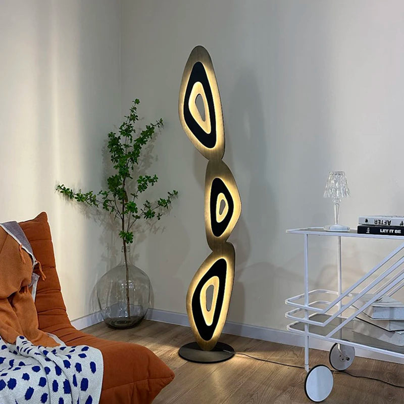 lampadaire led moderne design créatif art luminaires