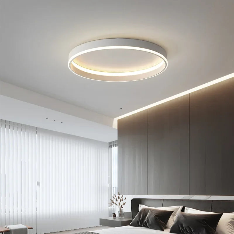 Plafonnier led ronde nordique pour intérieur