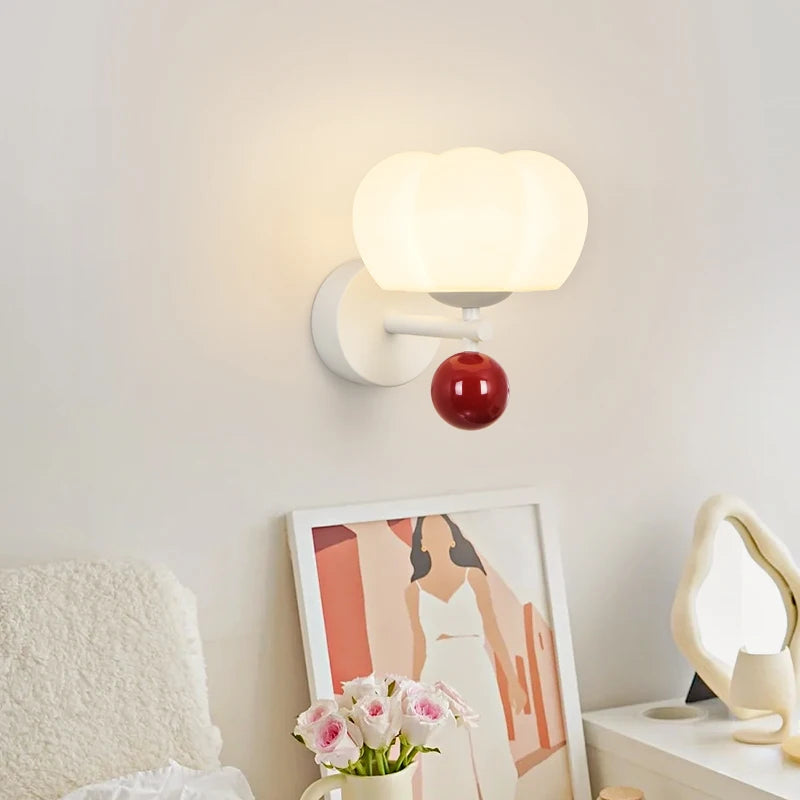 applique murale led en forme de champignon nordiques pour ambiance créative
