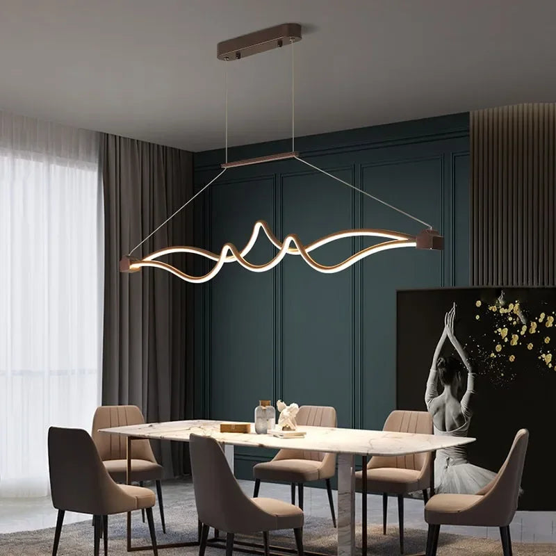 lampe simple et moderne en aluminium pour éclairage intérieur