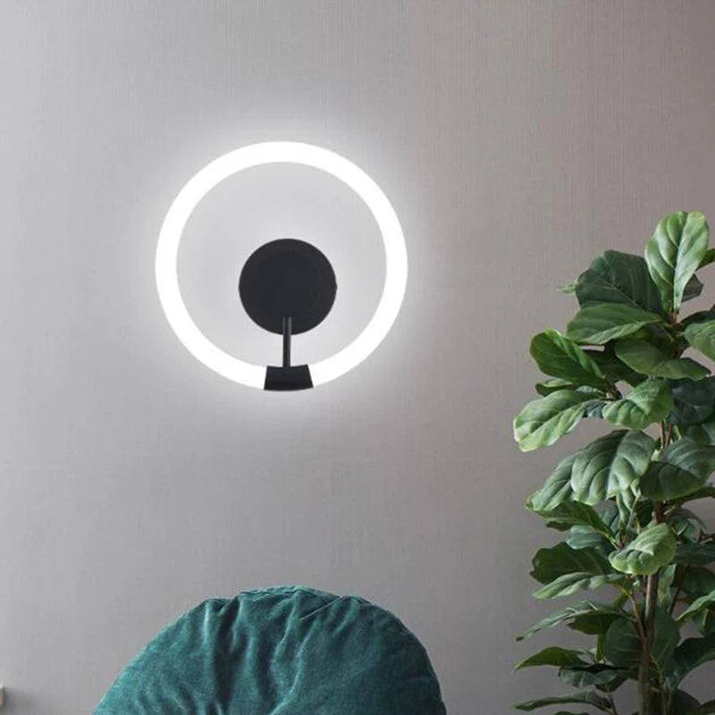 Applique murale LED Moderne Or Cercle
