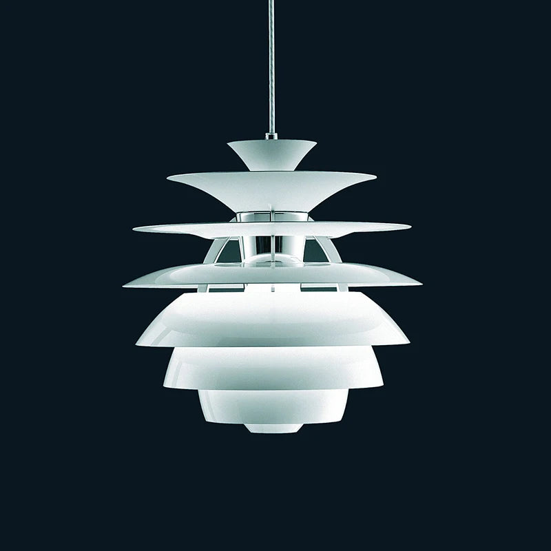 suspension design nordique en aluminium postmoderne loft
