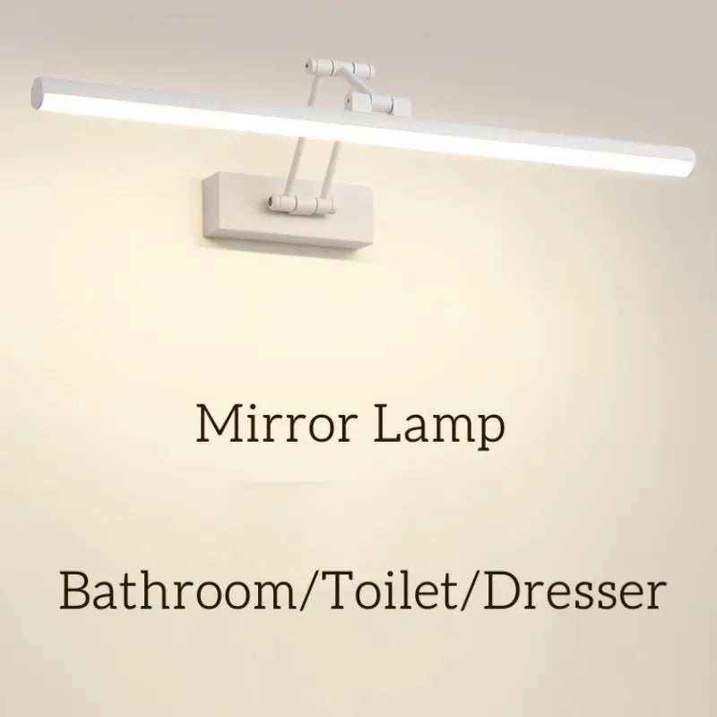 lampe led étanche pour miroir armoire pliable télescopique