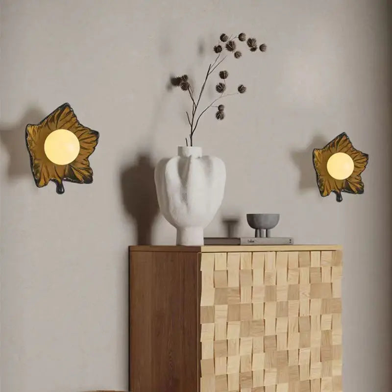 applique murale en résine design nordique moderne lumière décorative