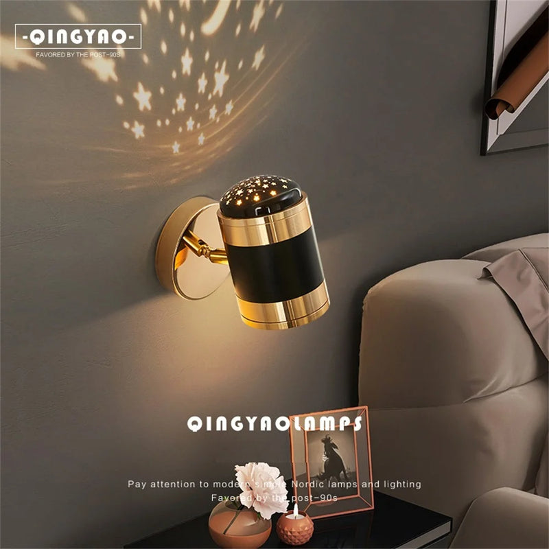 applique murale led rotative moderne lampe de lecture décoration luminaria