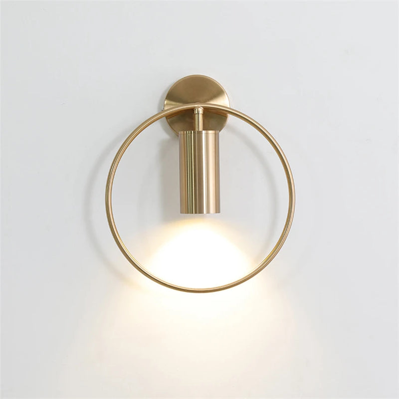 lampe de chevet nordique led en métal décoratif luminaire