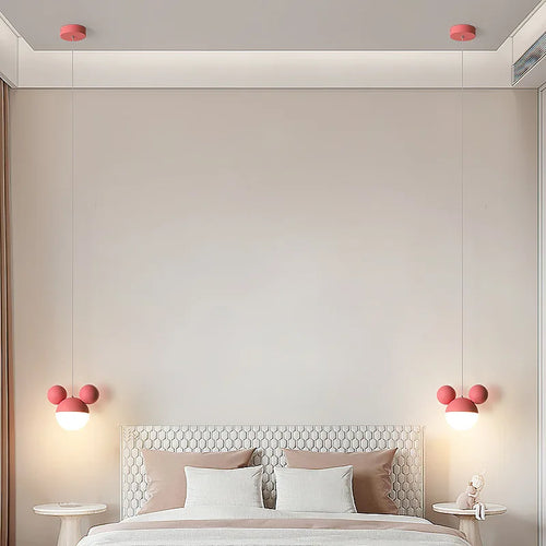 suspension mickey lampe moderne créative pour enfant