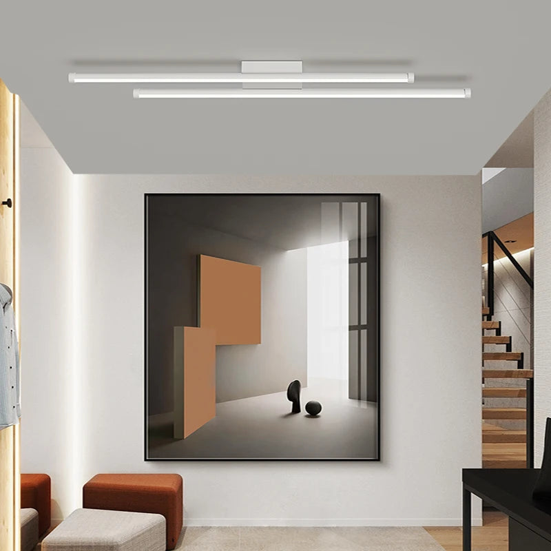 plafonniers modernes minimaliste ultra-minces pour entrée nordique