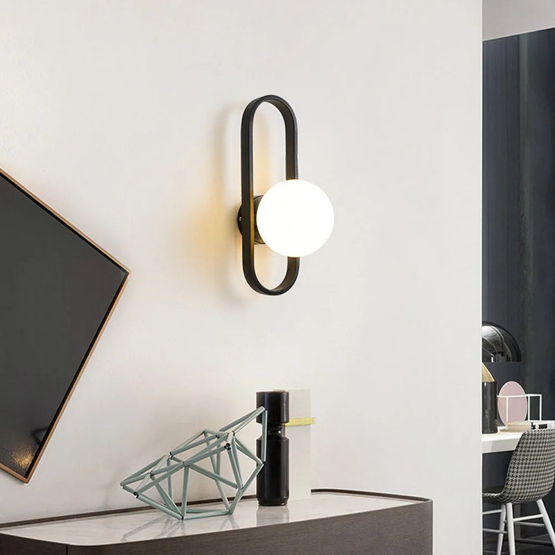 applique murale led de luxe minimalistes modernes d'intérieur