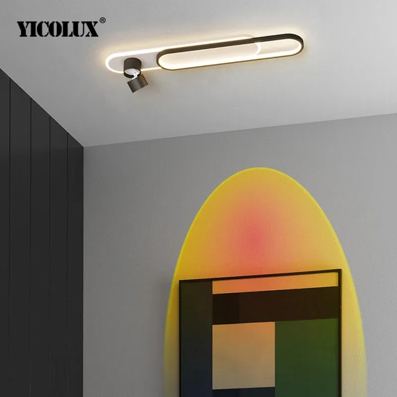 plafonnier led moderne luminaire décoratif d'intérieur pour loft