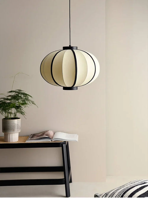 piet lanternes simples design tissu abat-jour décoration lumière