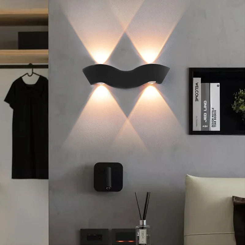 Applique murale LED nordique en aluminium