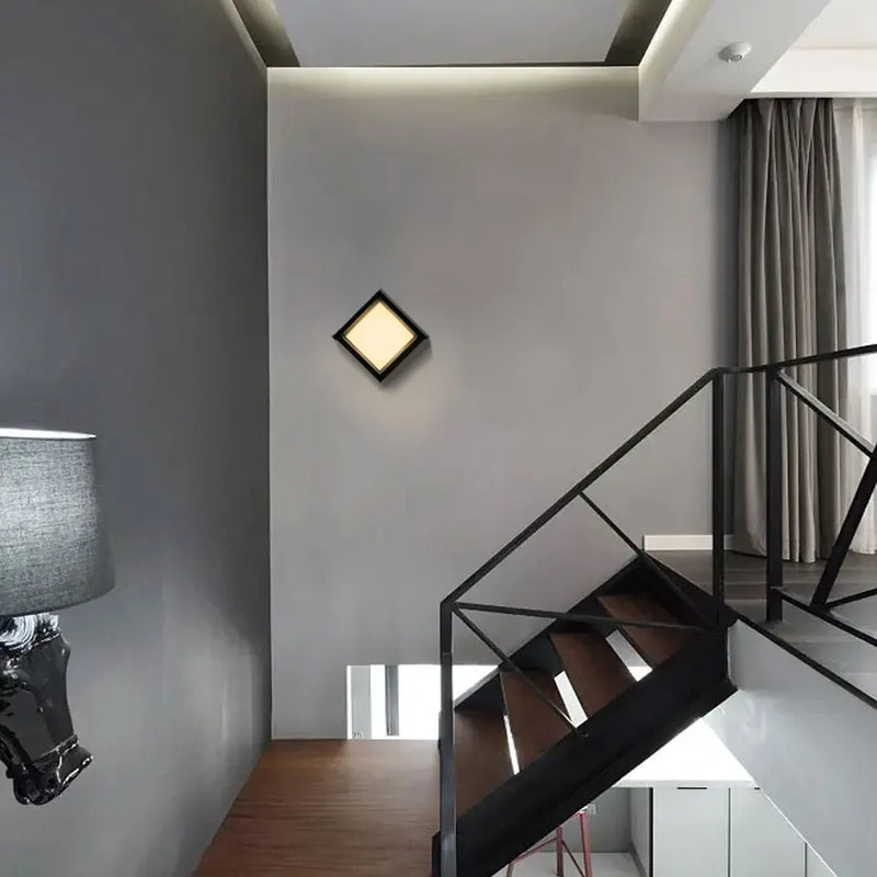 applique exterieure étanche noire aluminium blanc chaud