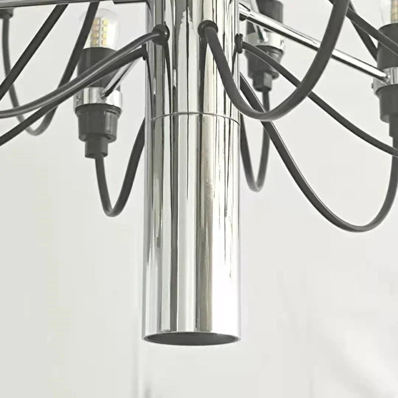 lustre led gino sarfatti design suédois pour décoration maison