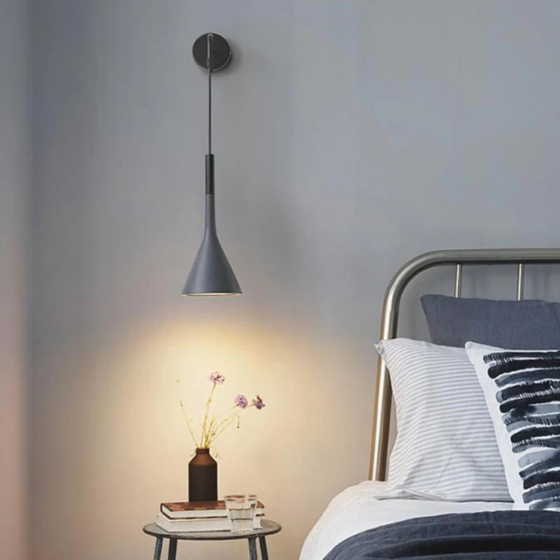 Applique murale LED E27 au design nordique moderne