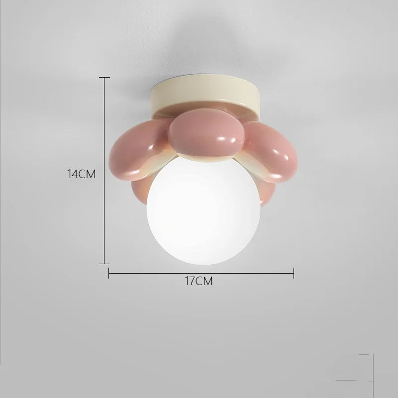 applique murale style nordique lampe à fleurs chaude pour enfants décoration maison