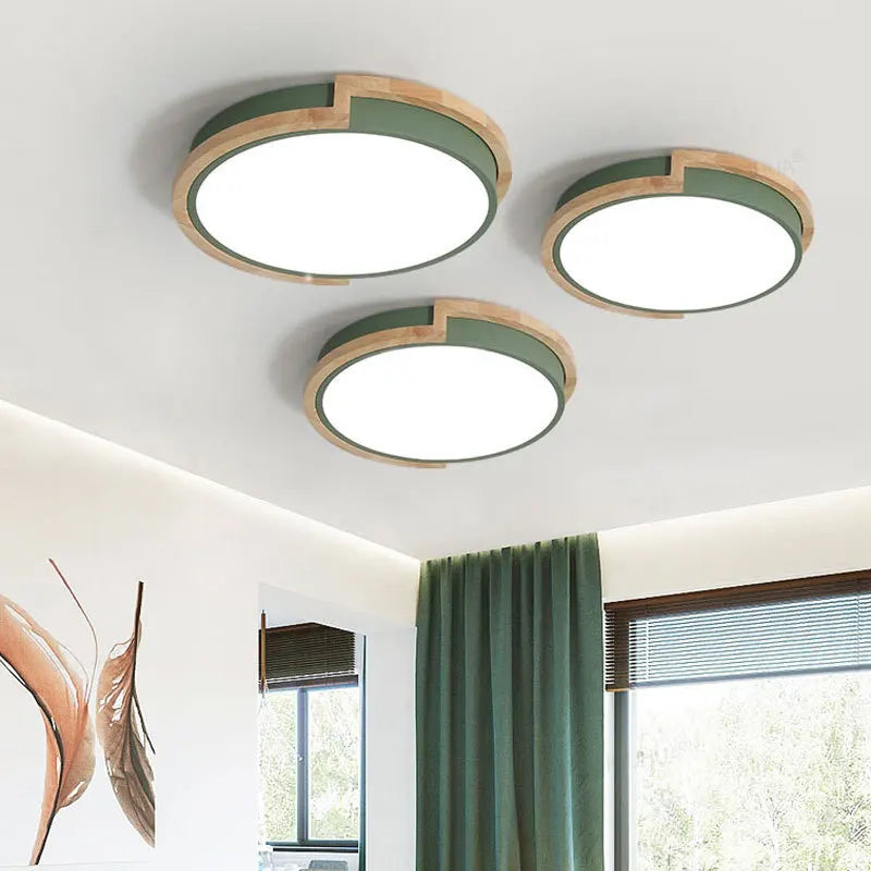 Plafonnier moderne à LEDs lumière Macaron pour chambre salon salle à manger allée décor à la maison